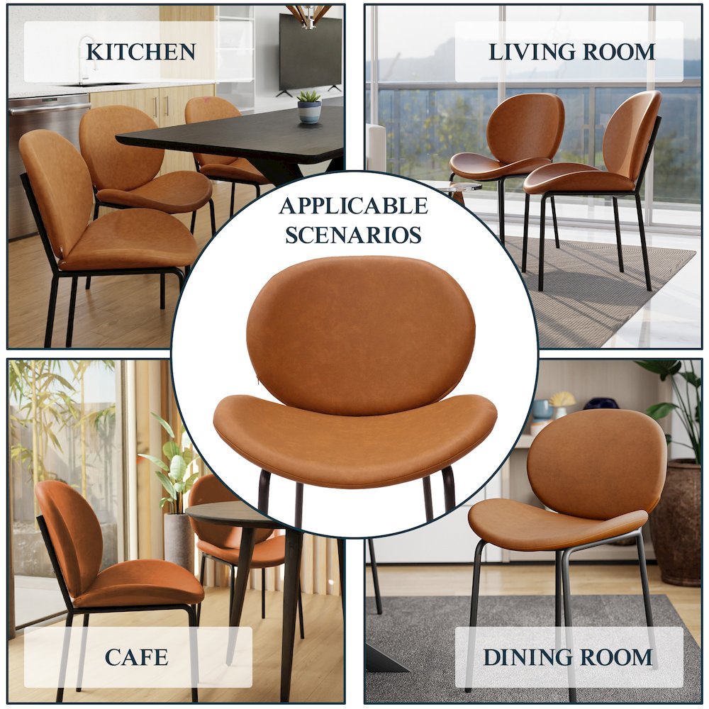 Servos Modern Dining Side Chair. Picture 17