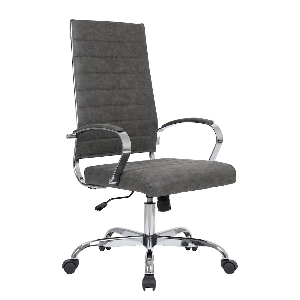 Benmar High-Back Leather Office Chair. Picture 6