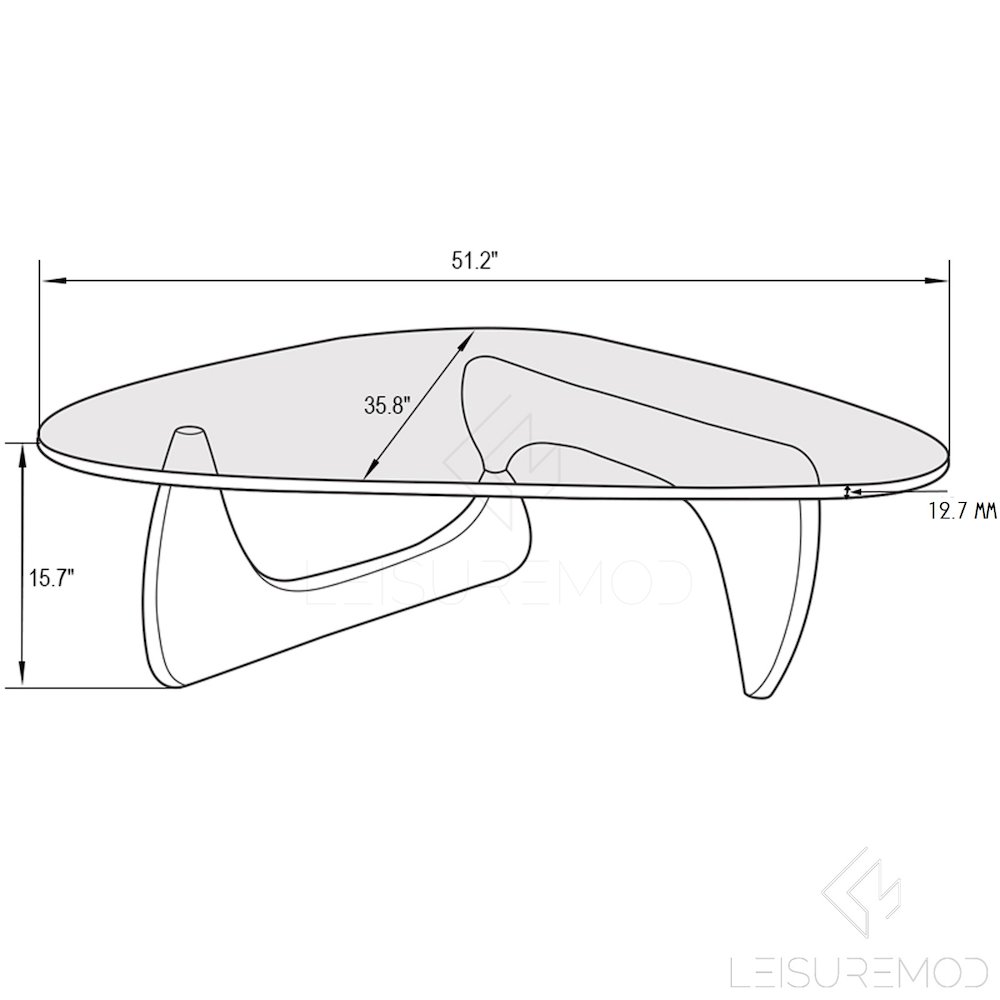 Imperial Triangle Coffee Table. Picture 1