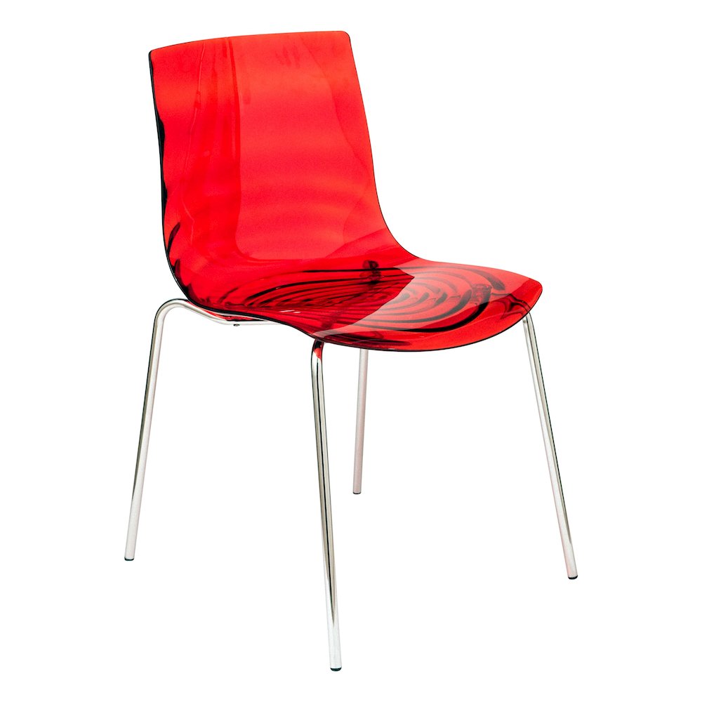 Astor Water Ripple Design Dining Chair. Picture 2