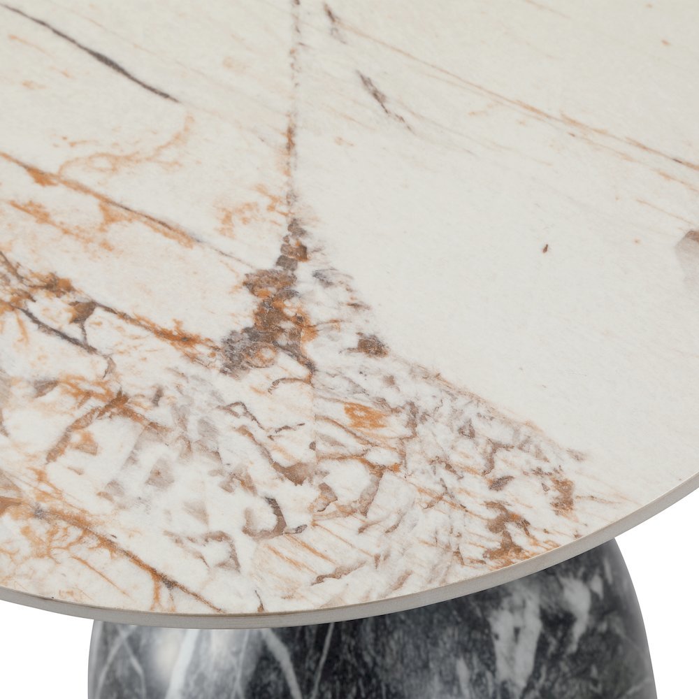 Oslo Collection Modern End Table In Grey. Picture 7