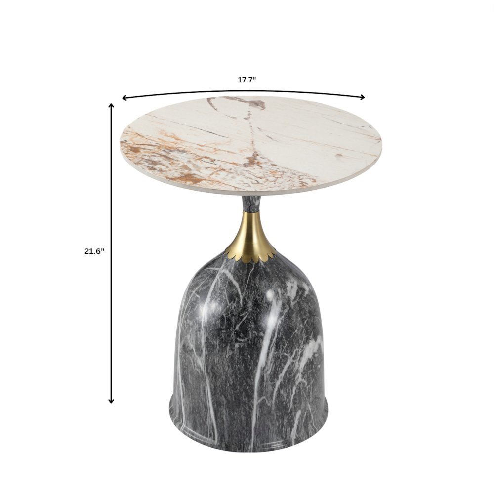 Oslo Collection Modern End Table In Grey. Picture 9
