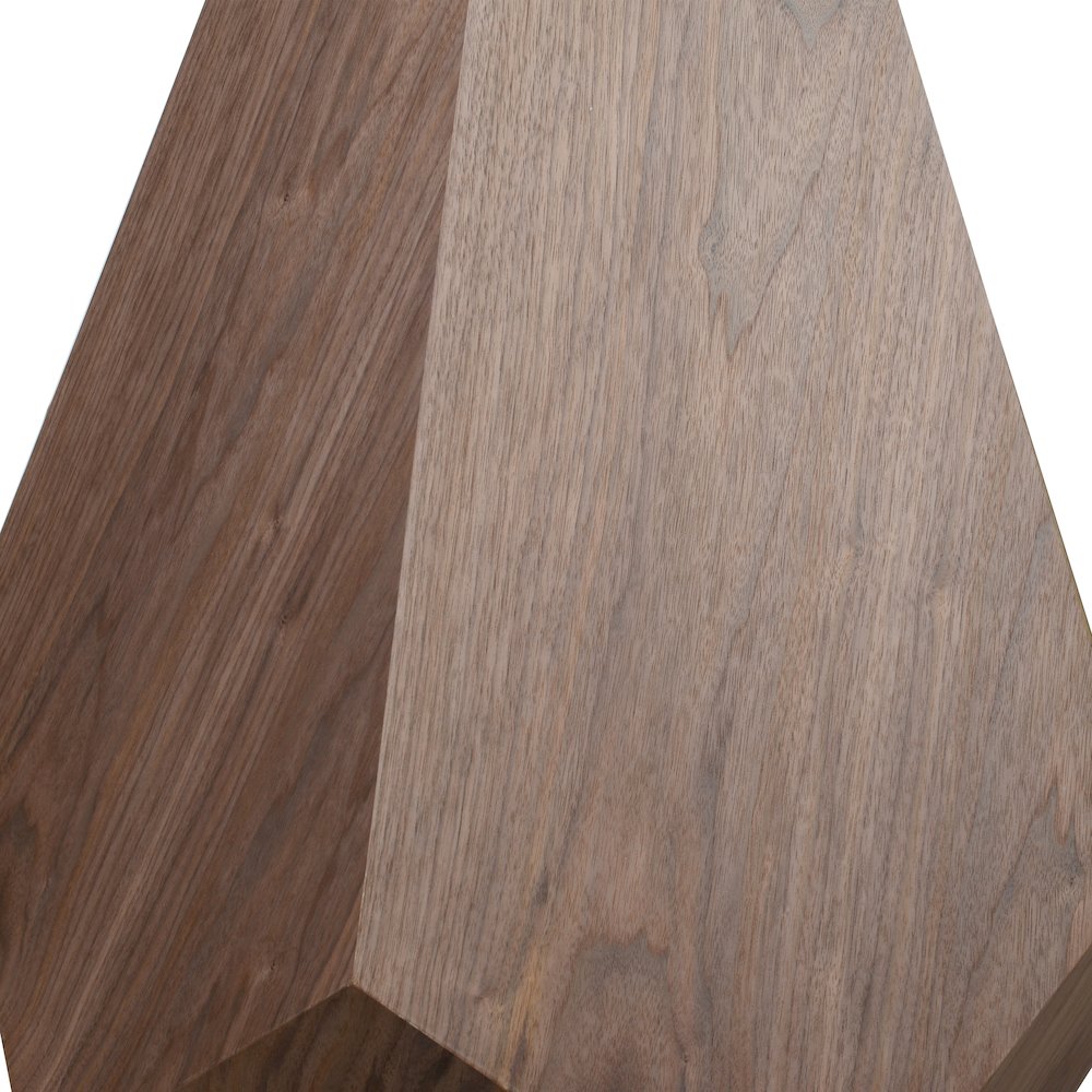 Nebo Modern Dining Table in Walnut Base with Black Sintered Stone  Top. Picture 15