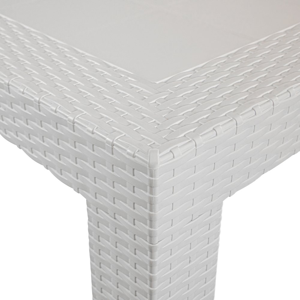 Mace Weave Design Outdoor Dining Table. Picture 4
