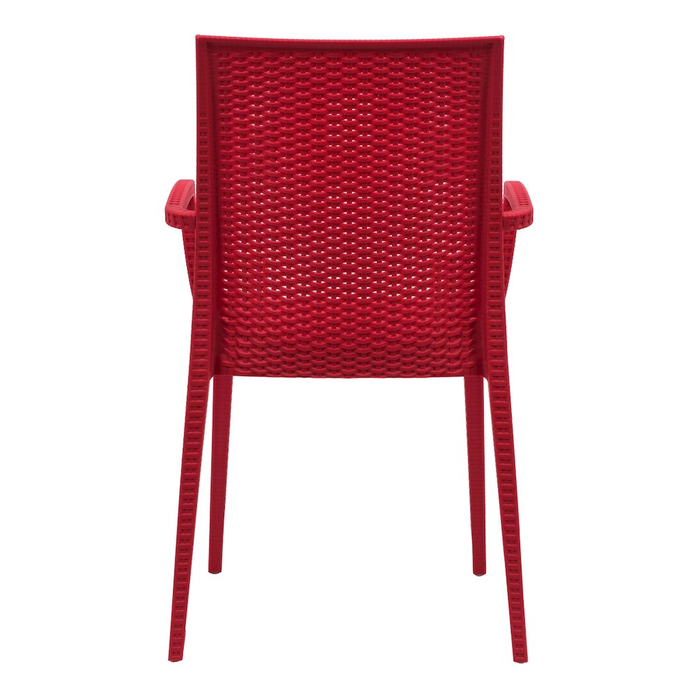Weave Mace Indoor/Outdoor Chair (With Arms), Set of 2. Picture 5