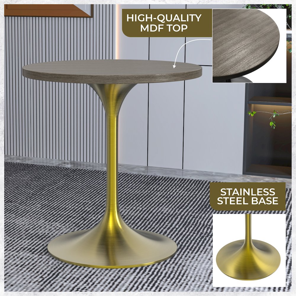 Verve Collection 27" Round Dining Table. Picture 2