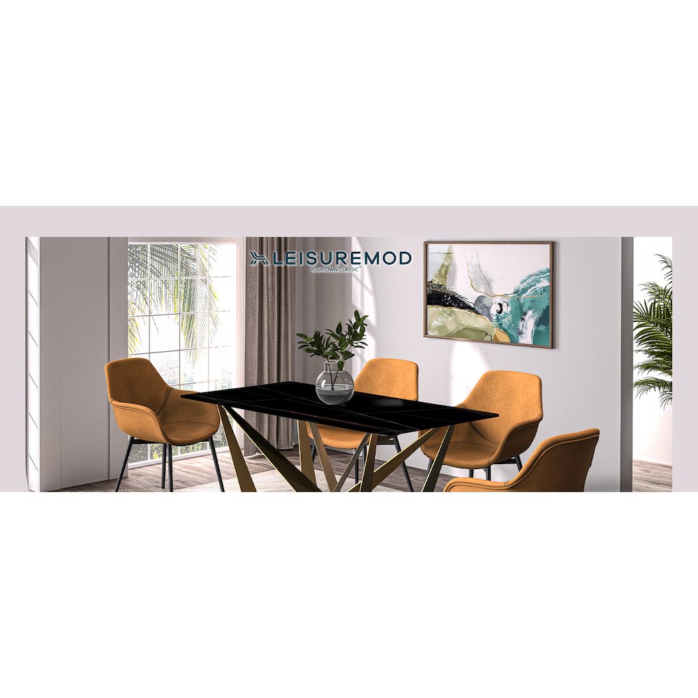 Nuvor Mid-Century Modern Dining Table. Picture 9