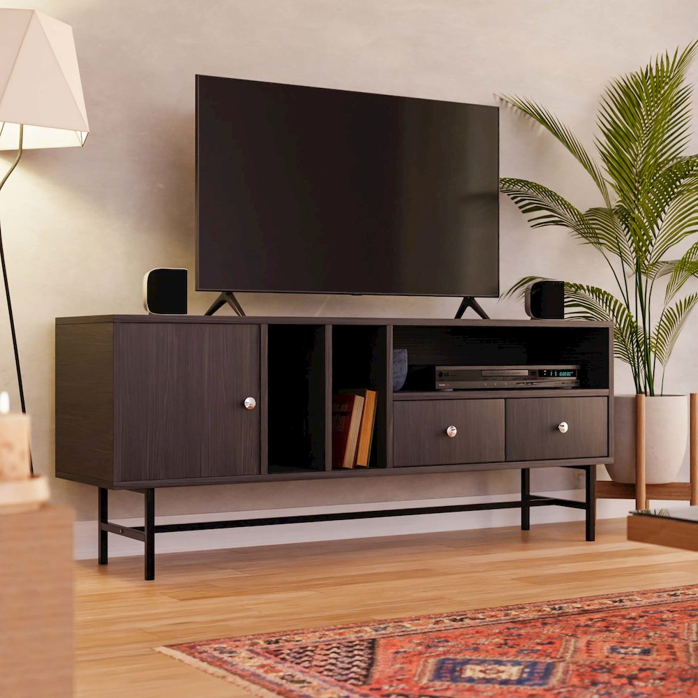 Rochester Modern Rectangular TV Stand. Picture 17