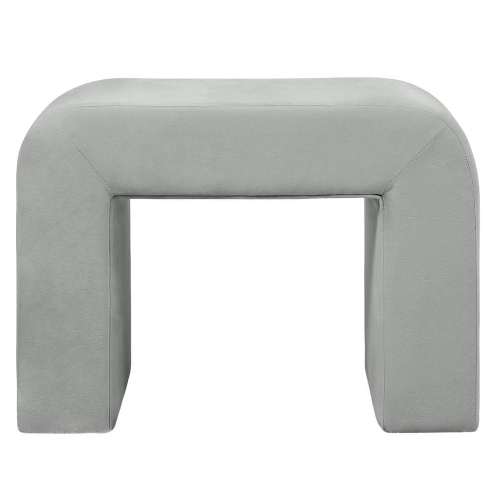 Vint 26” Bench Upholstered in Velvet Boucle. Picture 3