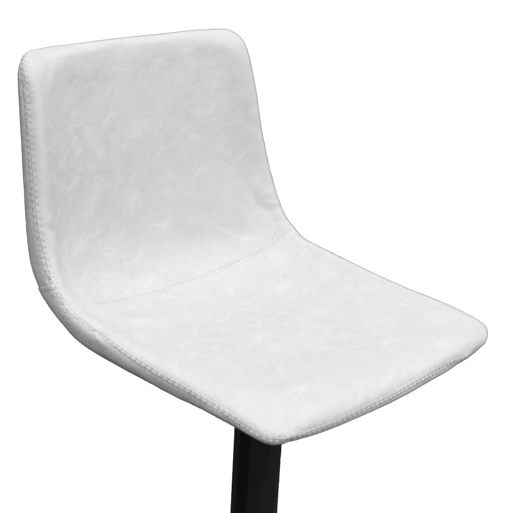 Tilbury Modern Adjustable Bar Stool in Light Grey. Picture 13