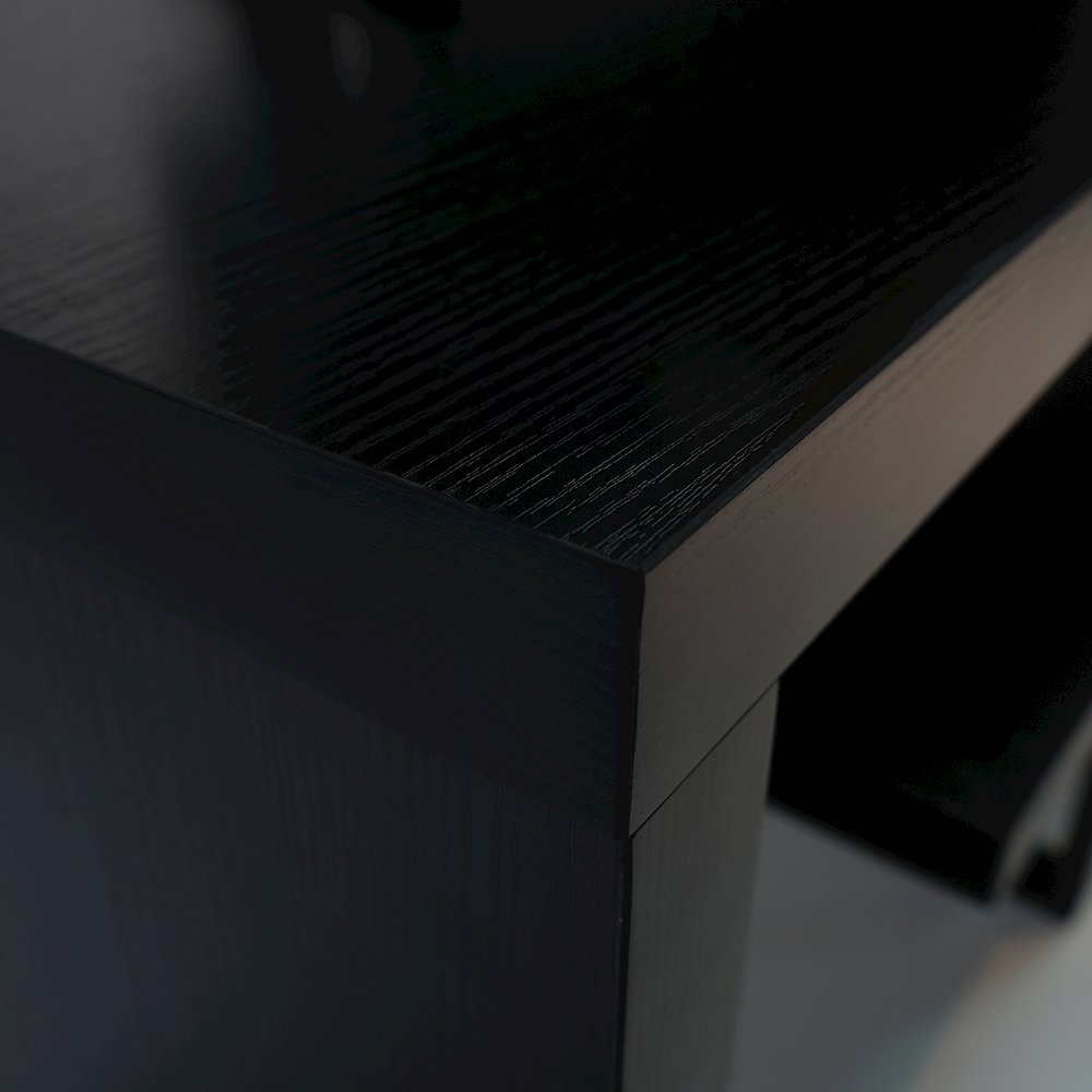 Orford Mid-Century Modern TV Stand in Ebony. Picture 10