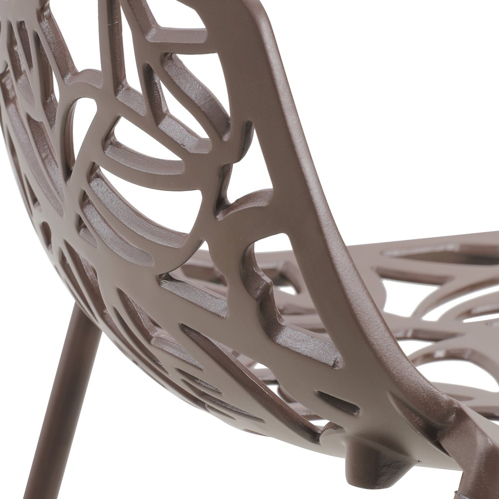 Devon Mid-Century Modern Aluminum Bar Stool. Picture 13