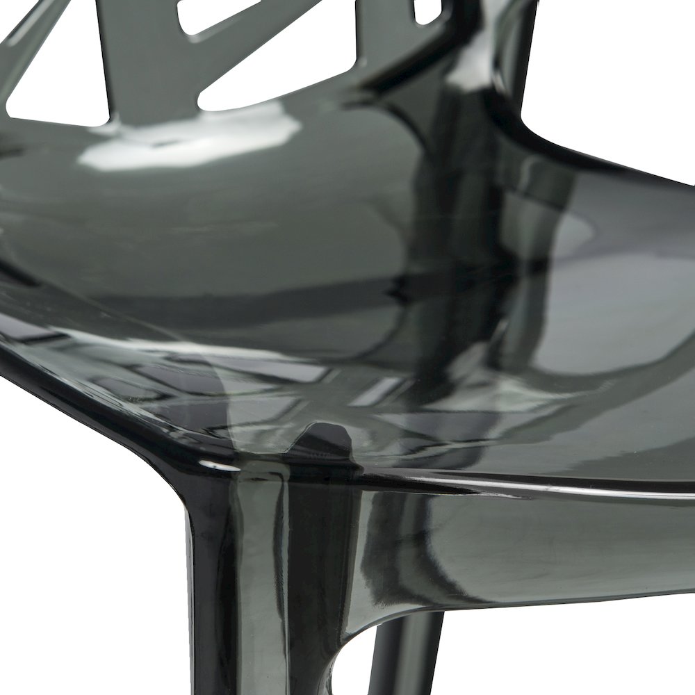 Cornelia Modern Spring Cut-Out Tree Design Stackable Dining Chair. Picture 7