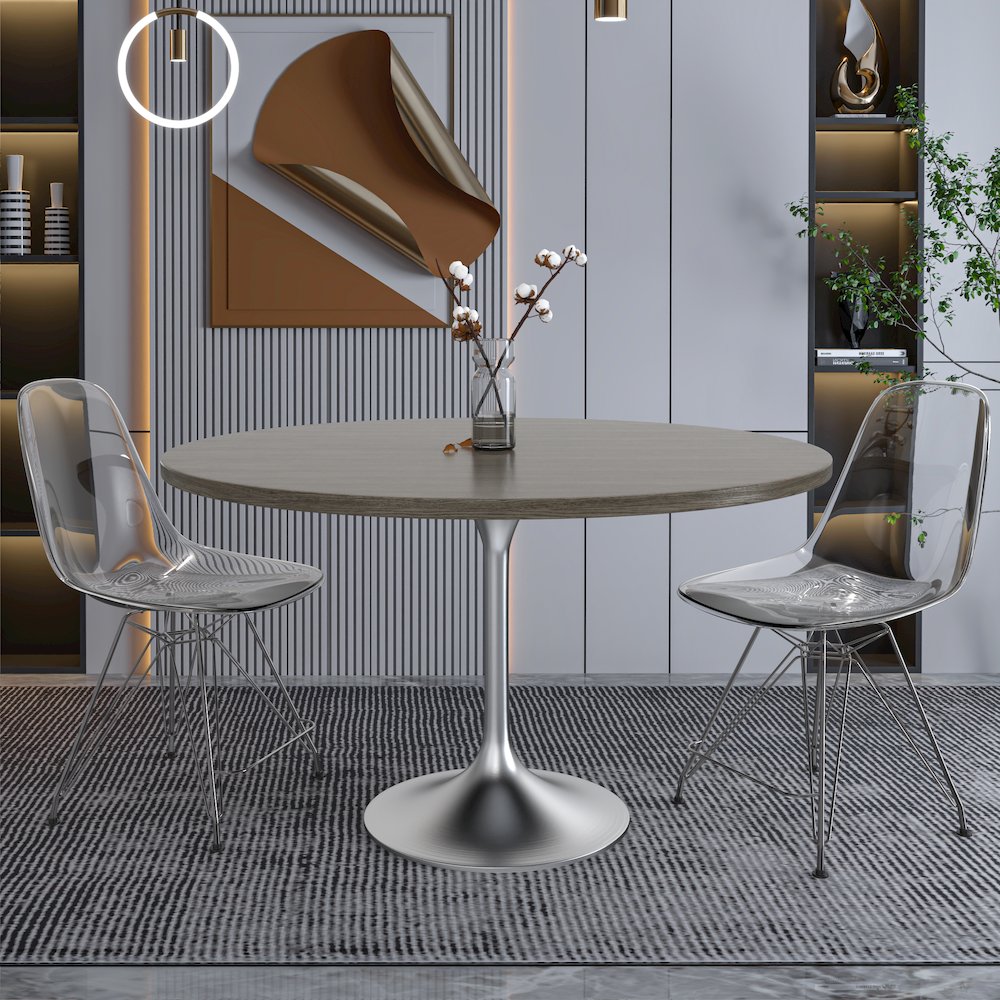 Verve Collection 48" Round Dining Table. Picture 10