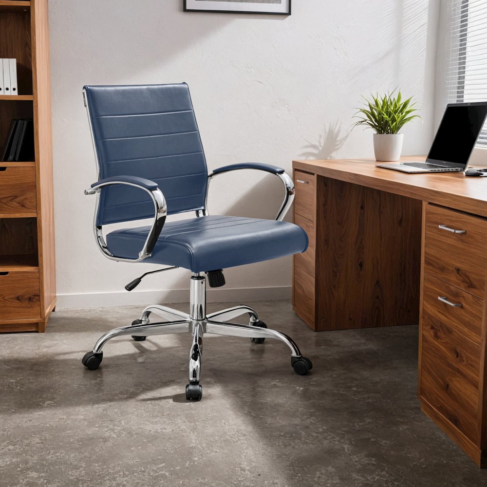 Benmar Leather Office Chair. Picture 19