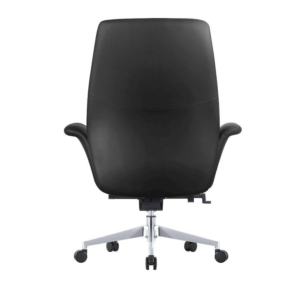 Summit Series Office Chair In Black Leather. Picture 4