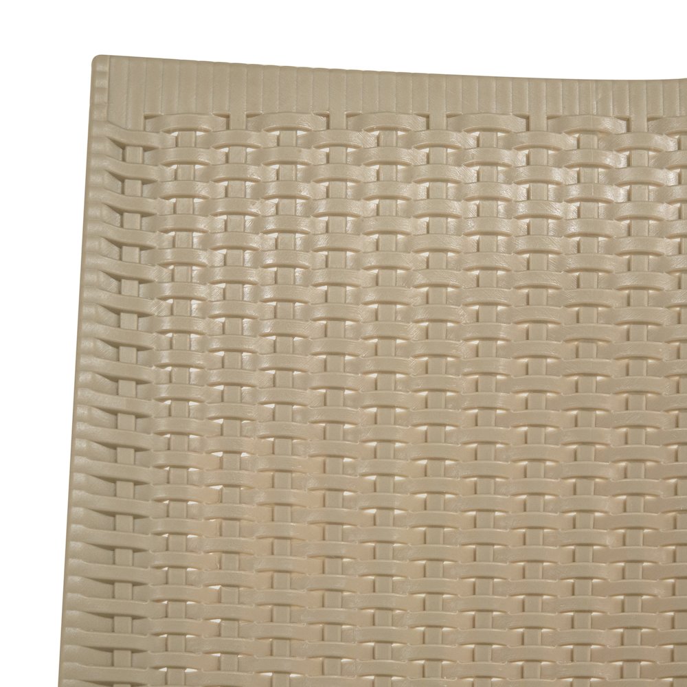 Weave Mace Indoor Outdoor Patio Chair, Set of 2, Taupe. Picture 9