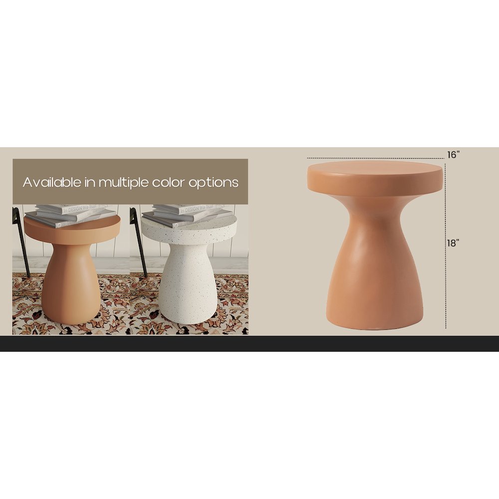 Modern Side End Table Wisp Series In Pink. Picture 19