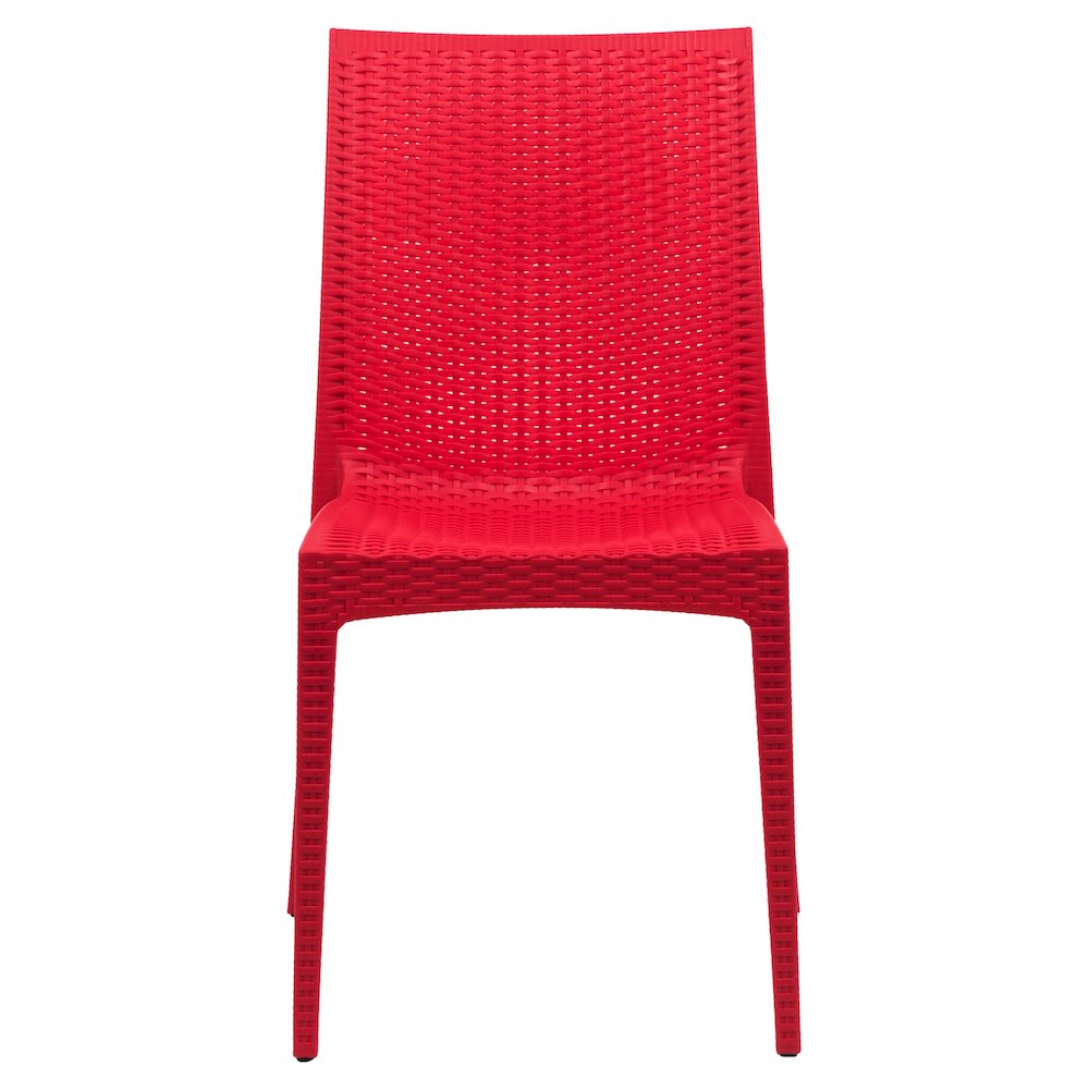 Weave Mace Indoor/Outdoor Dining Chair (Armless), Set of 4. Picture 3