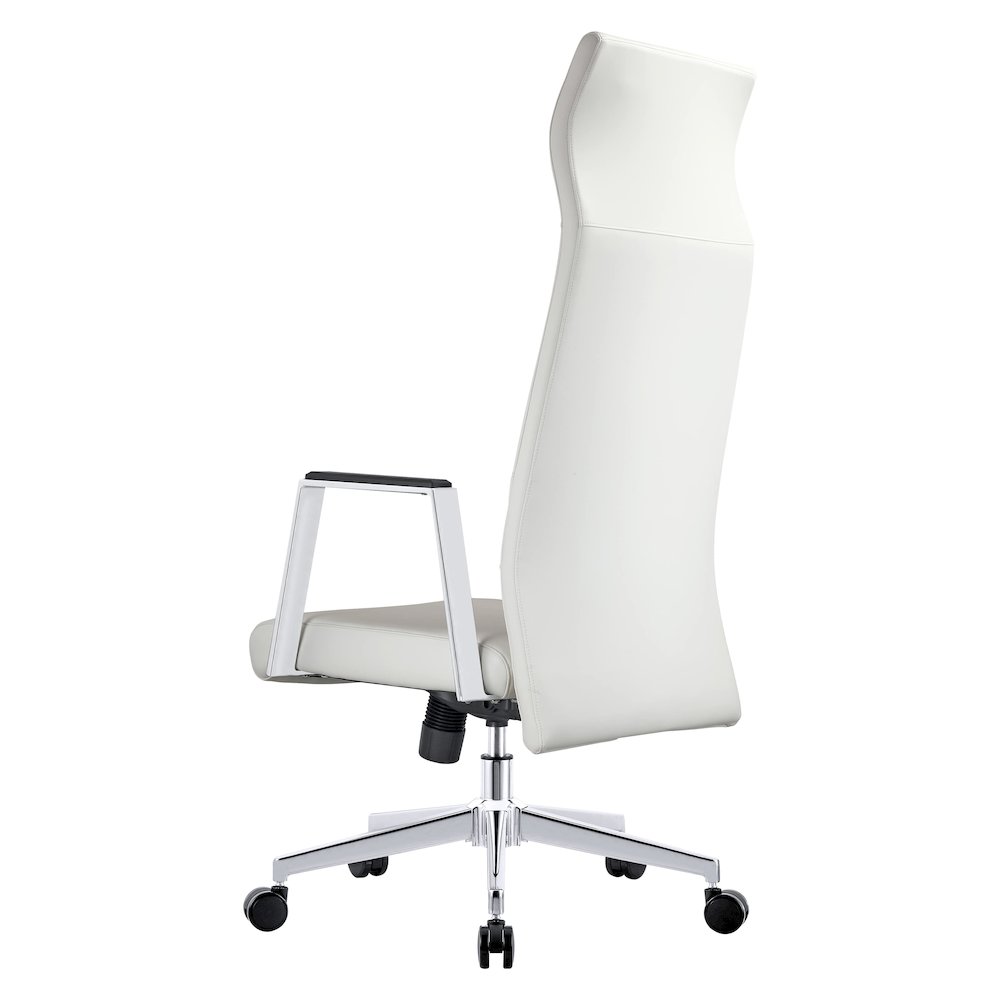 Aleen High-Back Office Chair in White. Picture 11