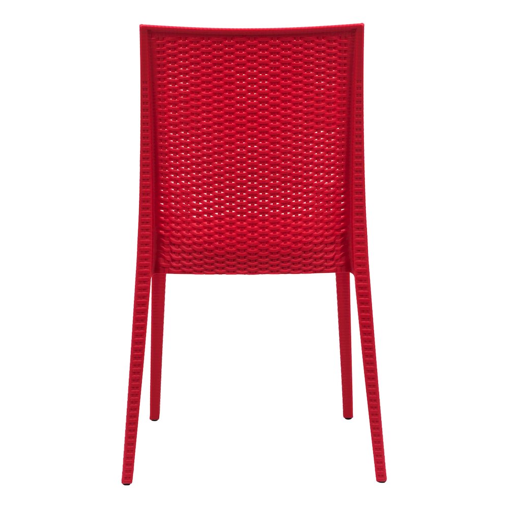 Weave Mace Indoor/Outdoor Dining Chair (Armless), Set of 4. Picture 5