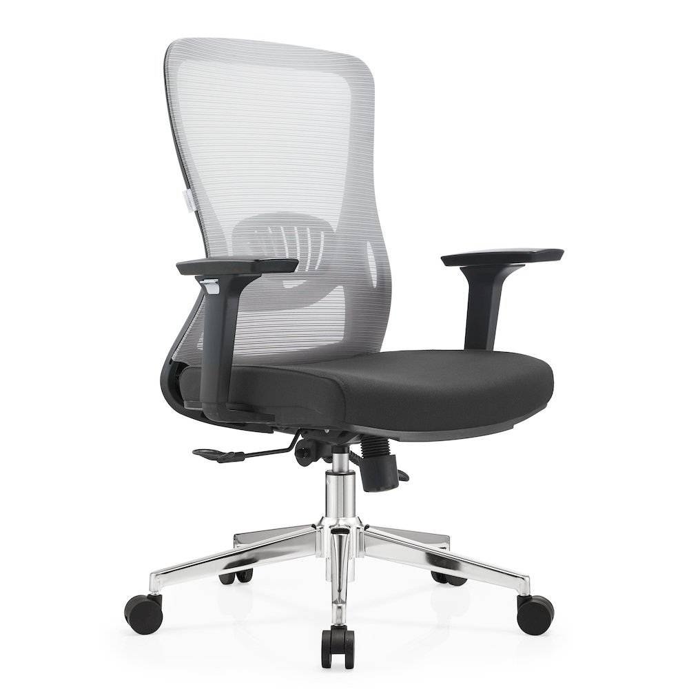 Office Adorit Series Office Task Chair In Light Grey. Picture 10