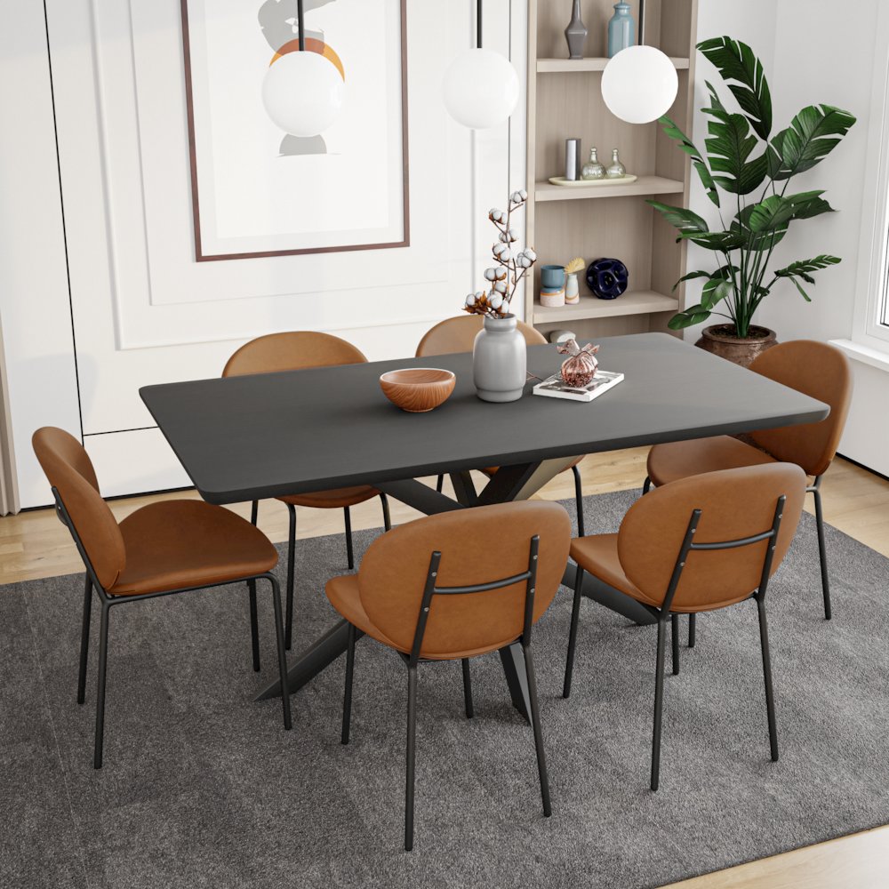 Servos Modern Dining Side Chair. Picture 10