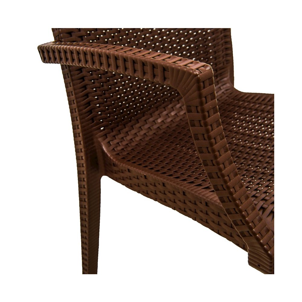 Weave Mace Indoor/Outdoor Chair (With Arms). Picture 6
