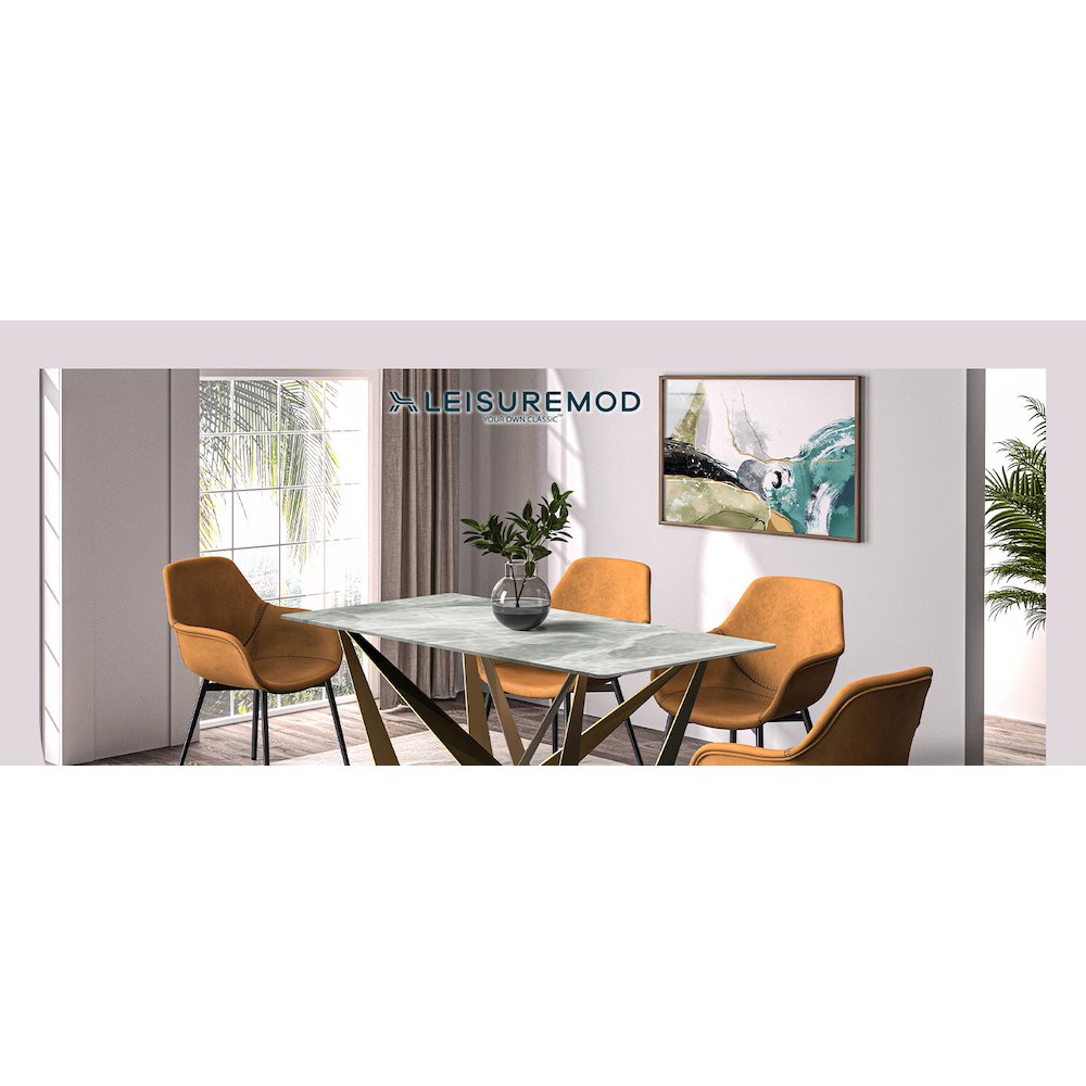 Nuvor Mid-Century Modern Dining Table. Picture 11