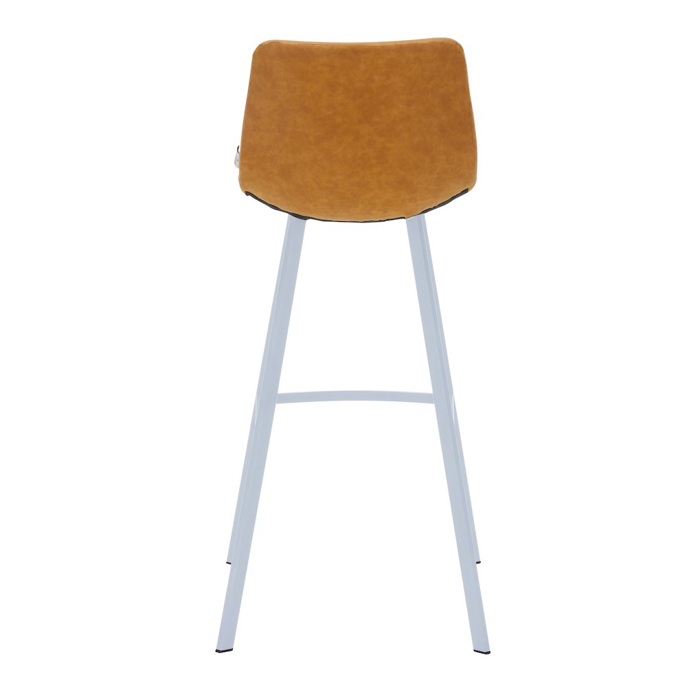 Elland - Bar stool - Light Brown - White Base. Picture 10