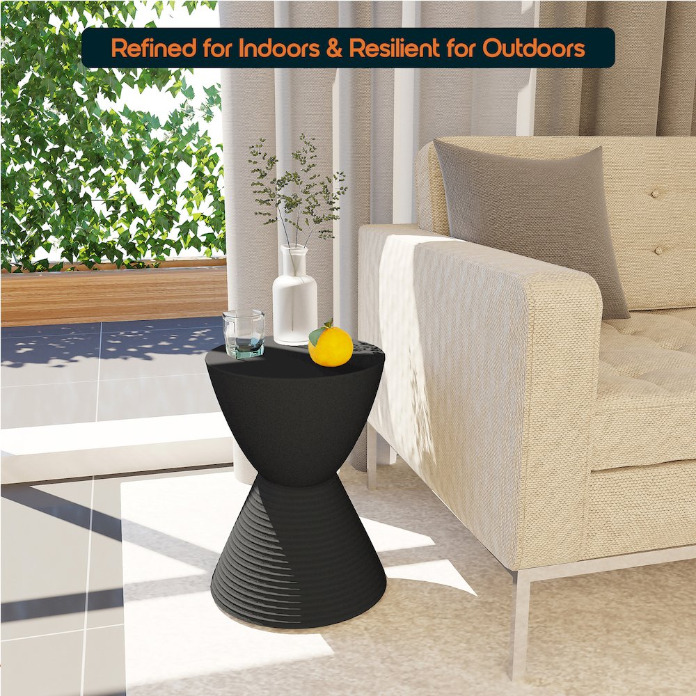Modern Round  Boyd Side Table. Picture 9