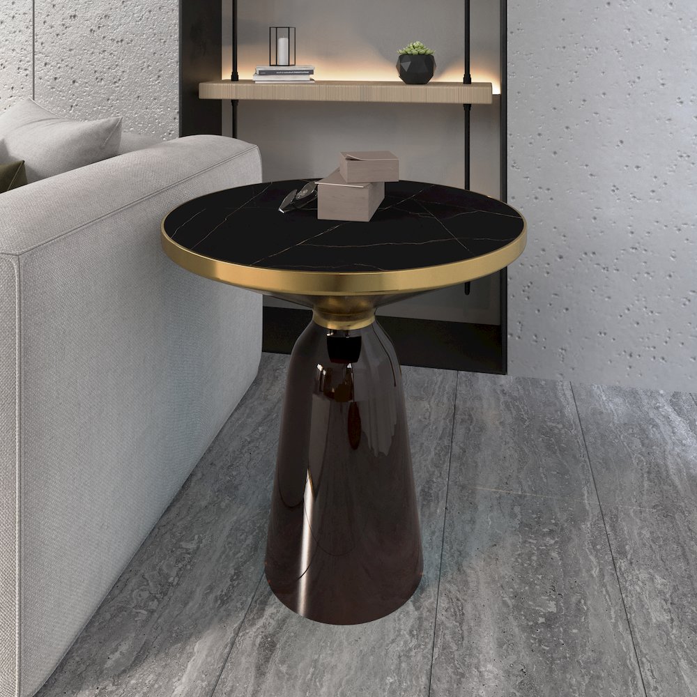 Tully Collection Glass side Table. Picture 9