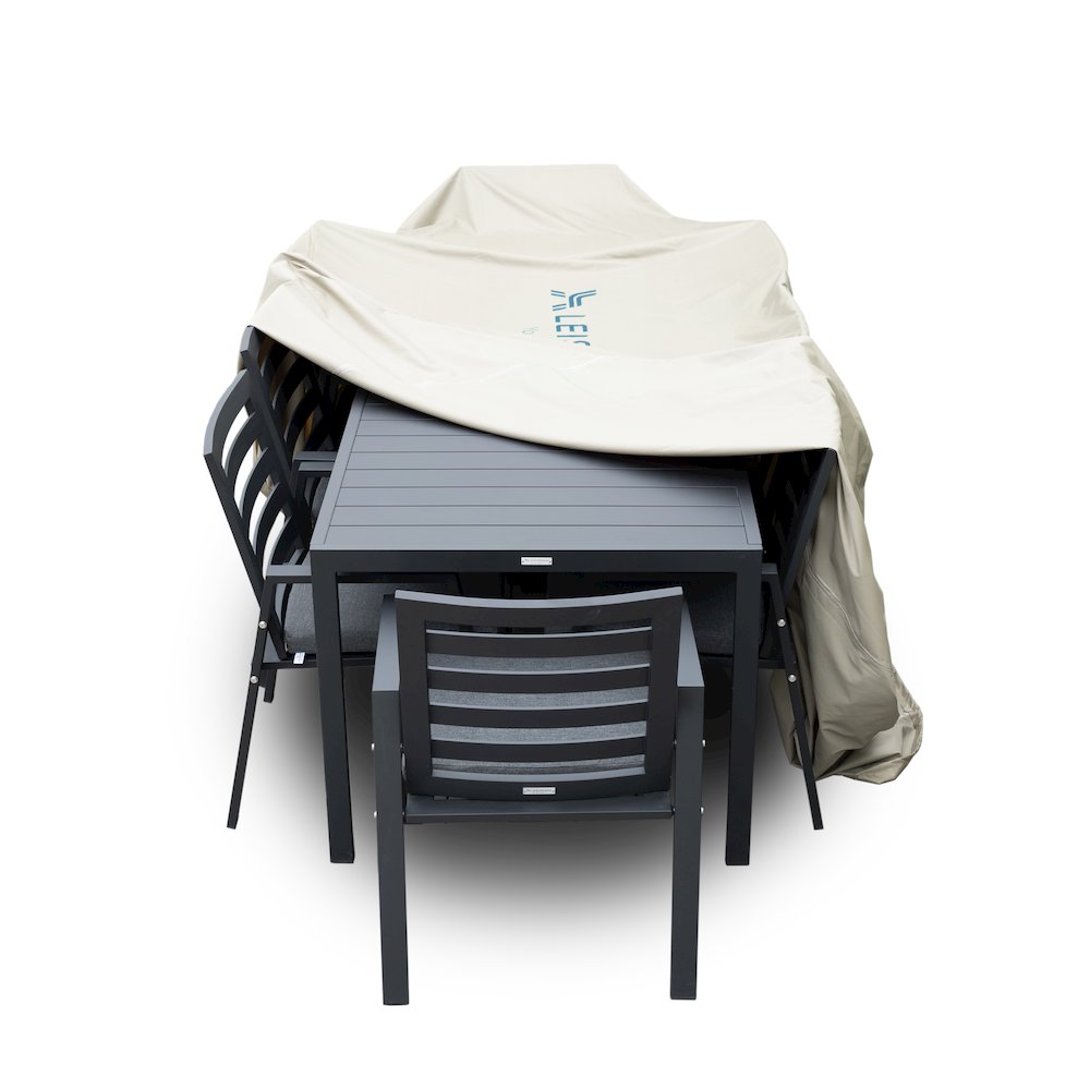 Chelsea Modern Patio Dining Armchair Set of 2. Picture 63