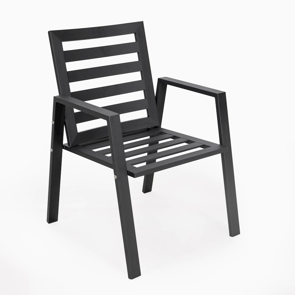 Chelsea Modern Patio Dining Armchair Set of 2. Picture 128