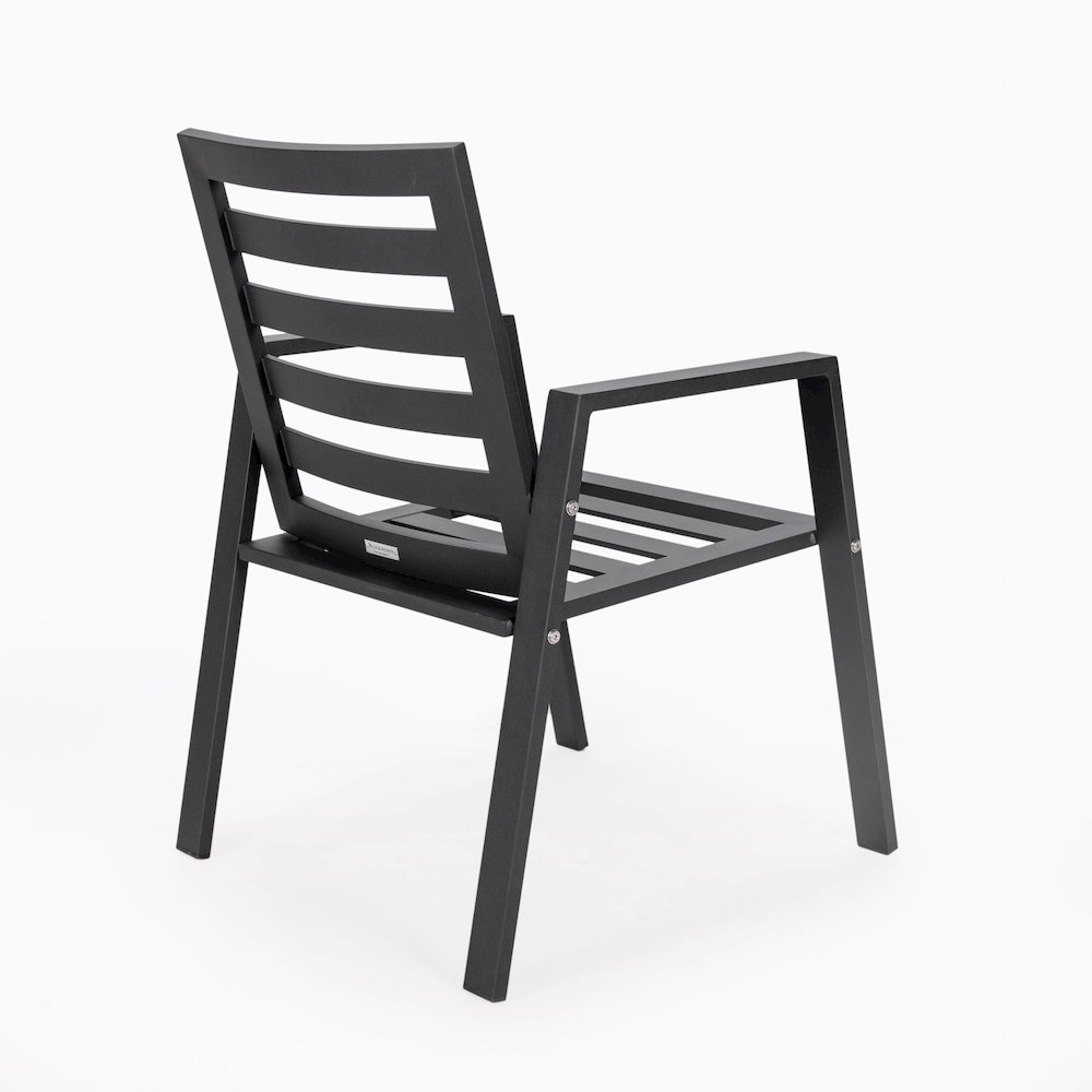 Chelsea Modern Patio Dining Armchair Set of 2. Picture 130
