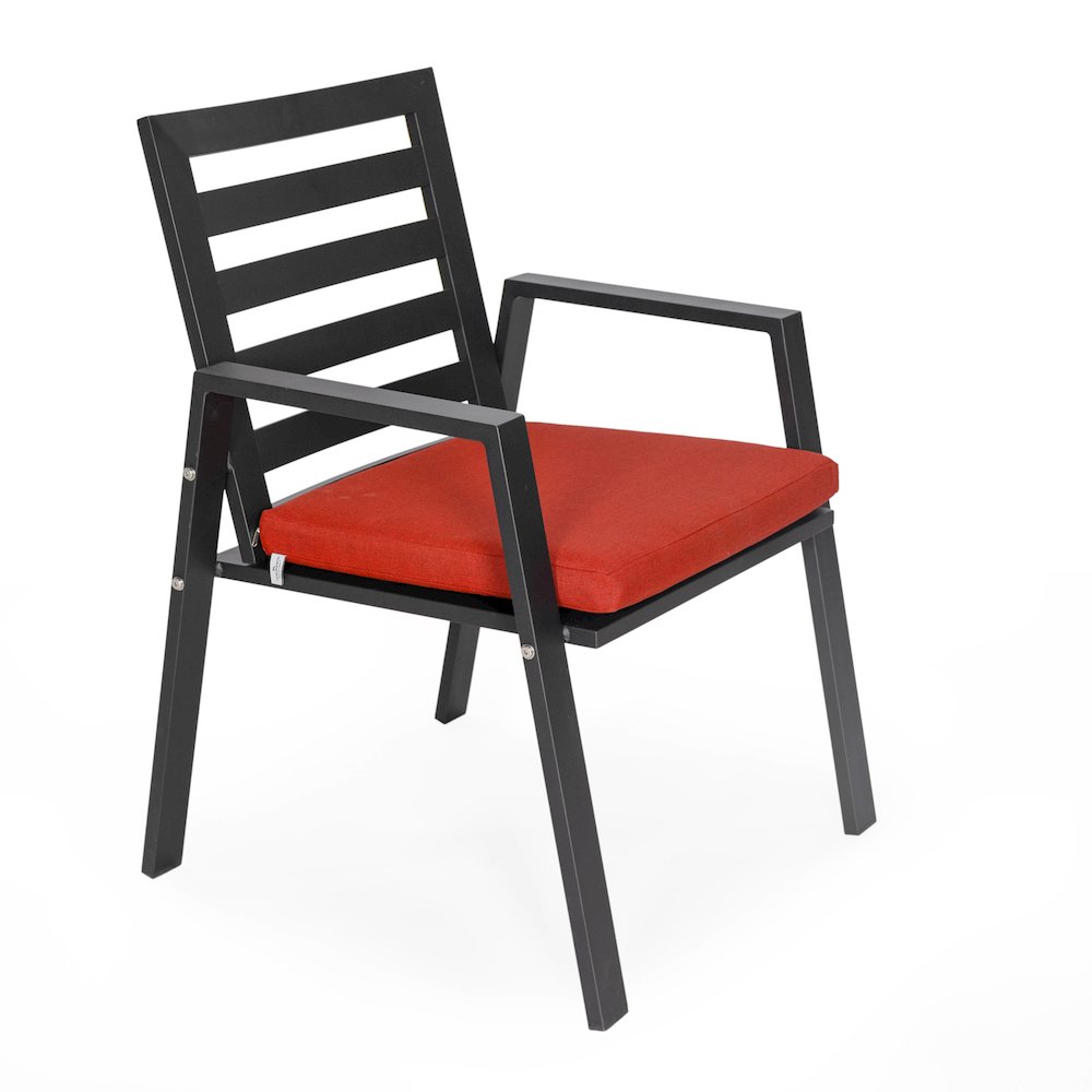 Chelsea Modern Patio Dining Armchair Set of 2. Picture 118