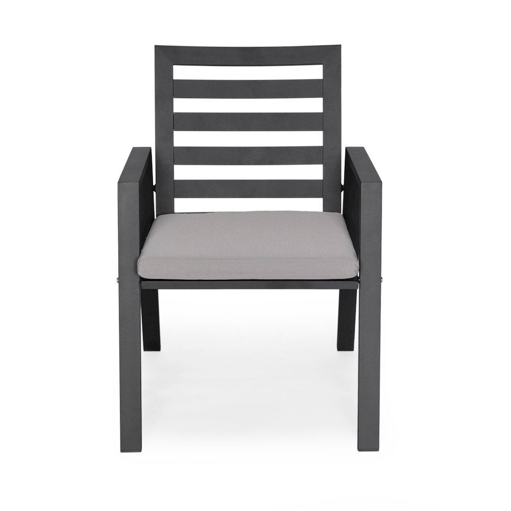 Chelsea Modern Patio Dining Armchair Set of 2. Picture 123