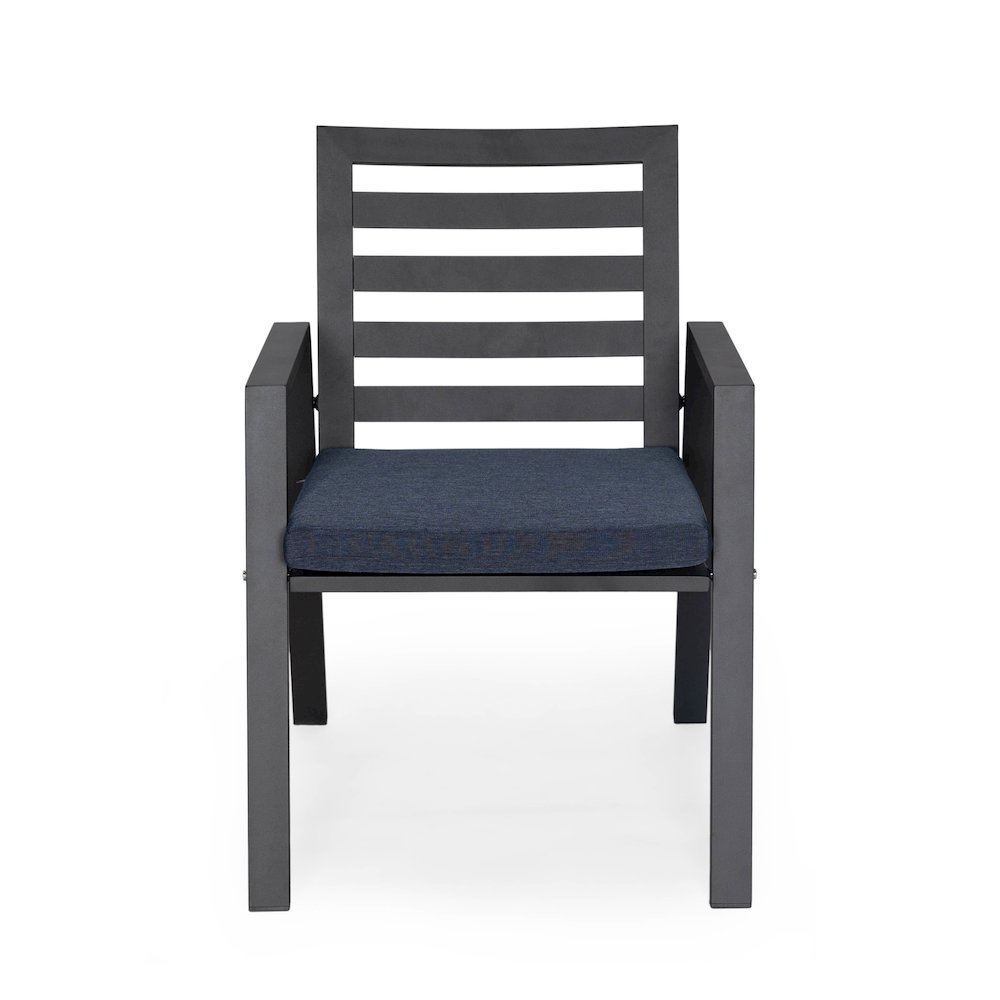 Chelsea Modern Patio Dining Armchair Set of 2. Picture 113