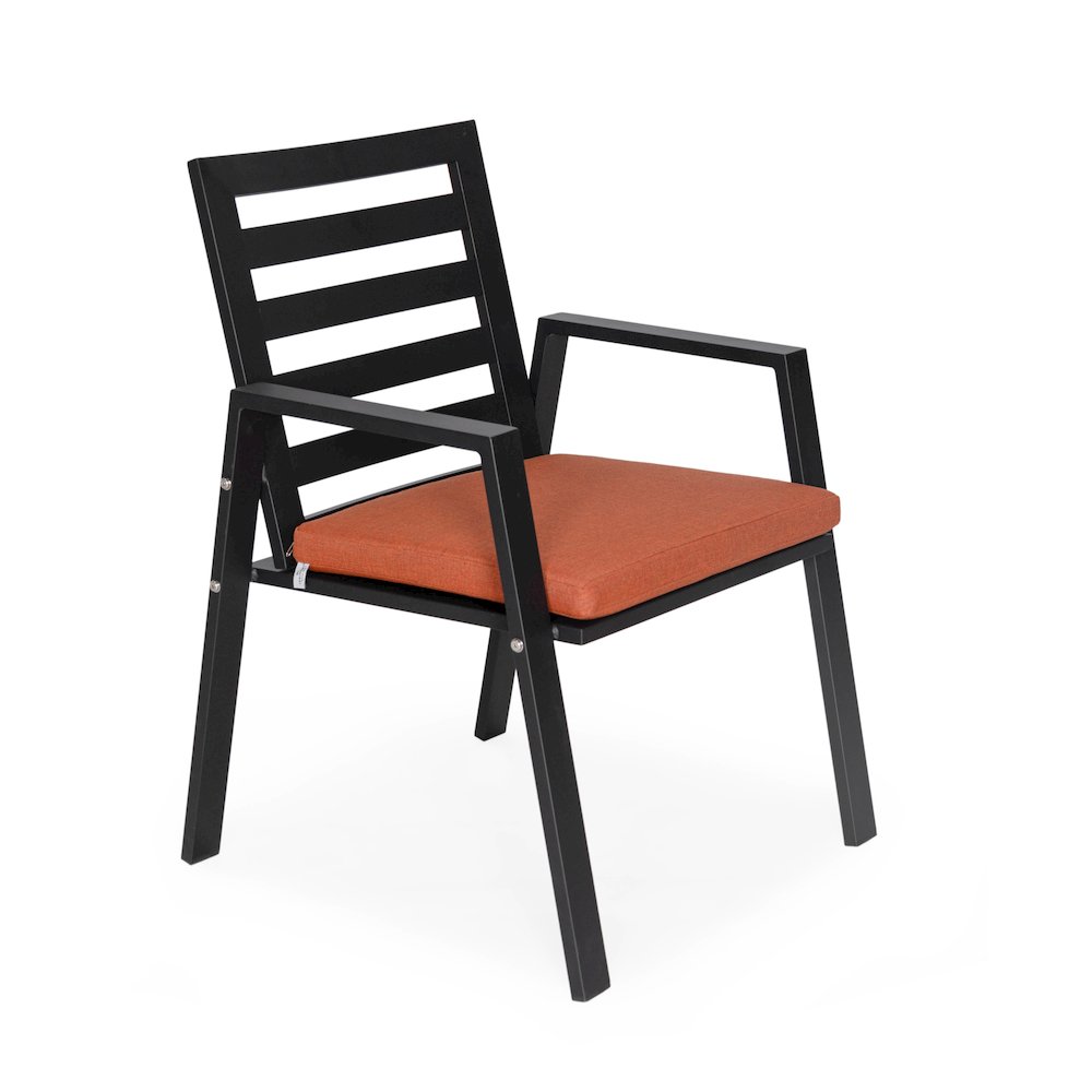 Chelsea Modern Patio Dining Armchair Set of 2. Picture 108