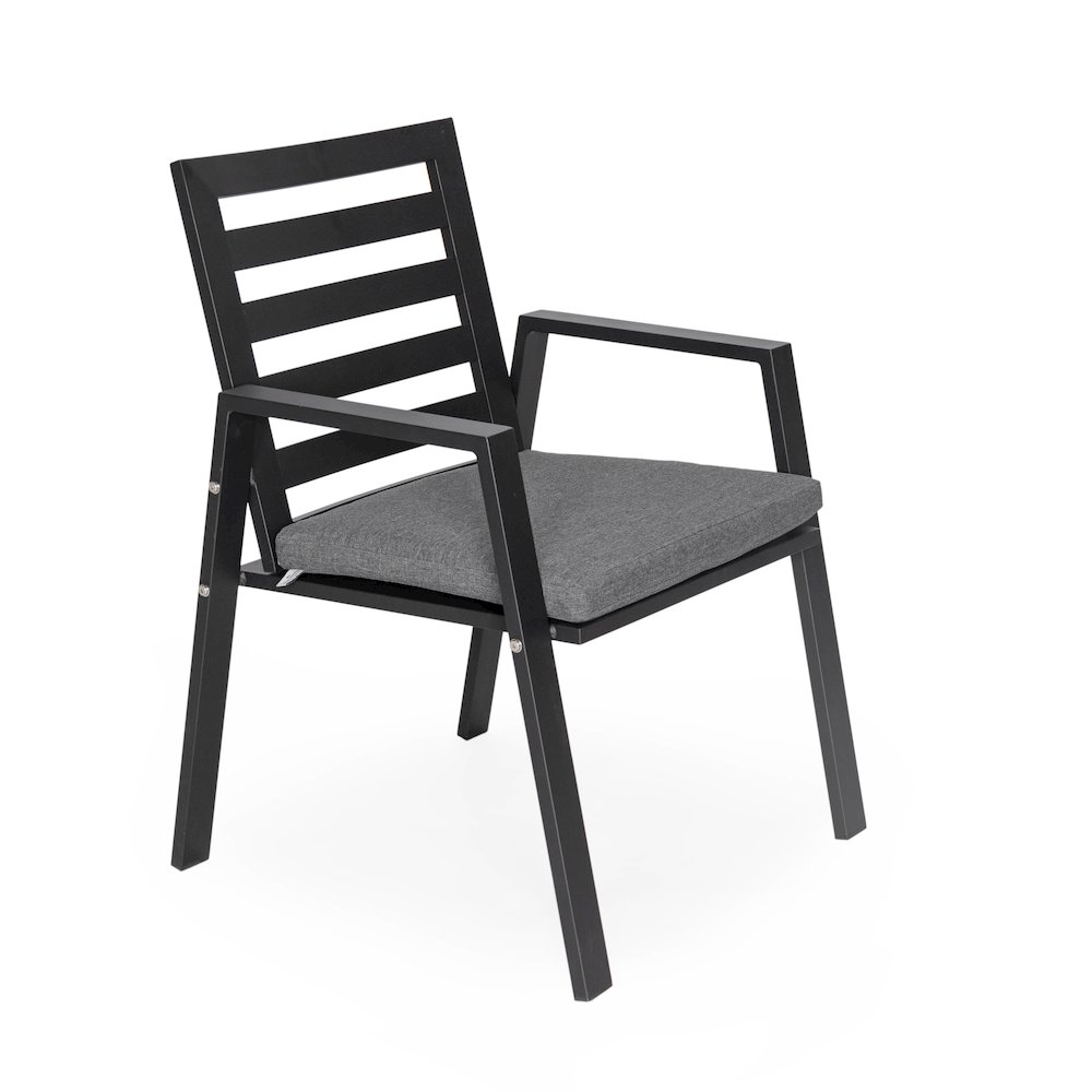Chelsea Modern Patio Dining Armchair Set of 2. Picture 102