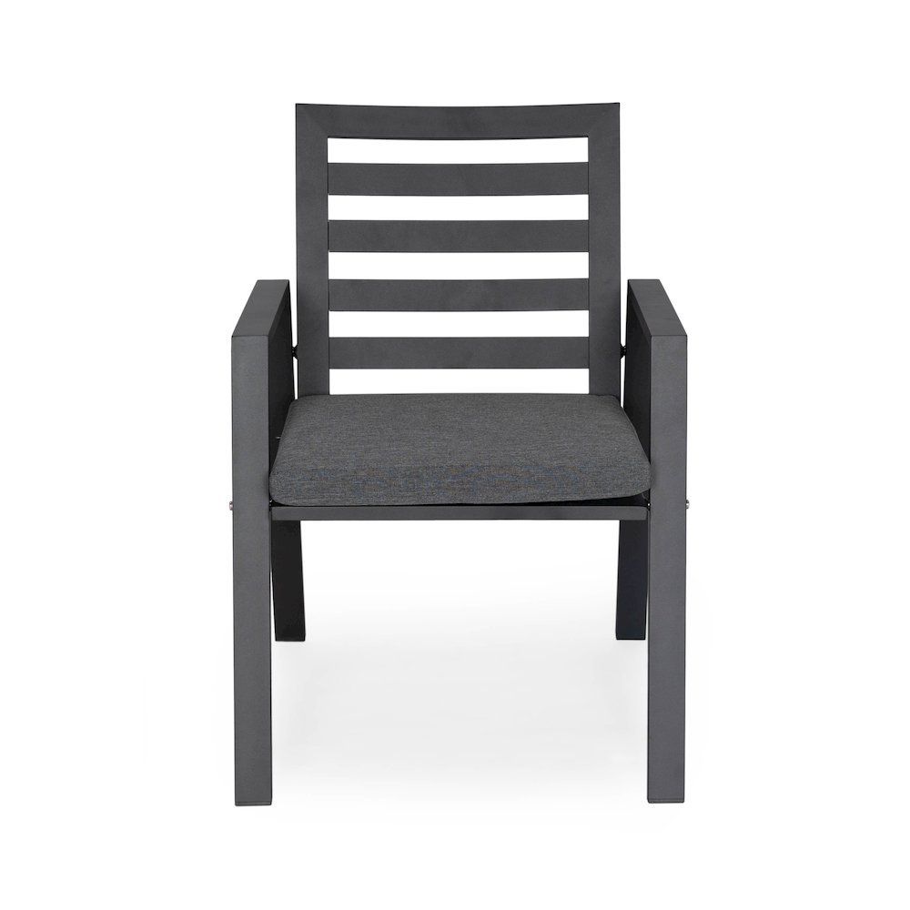 Chelsea Modern Patio Dining Armchair Set of 2. Picture 103