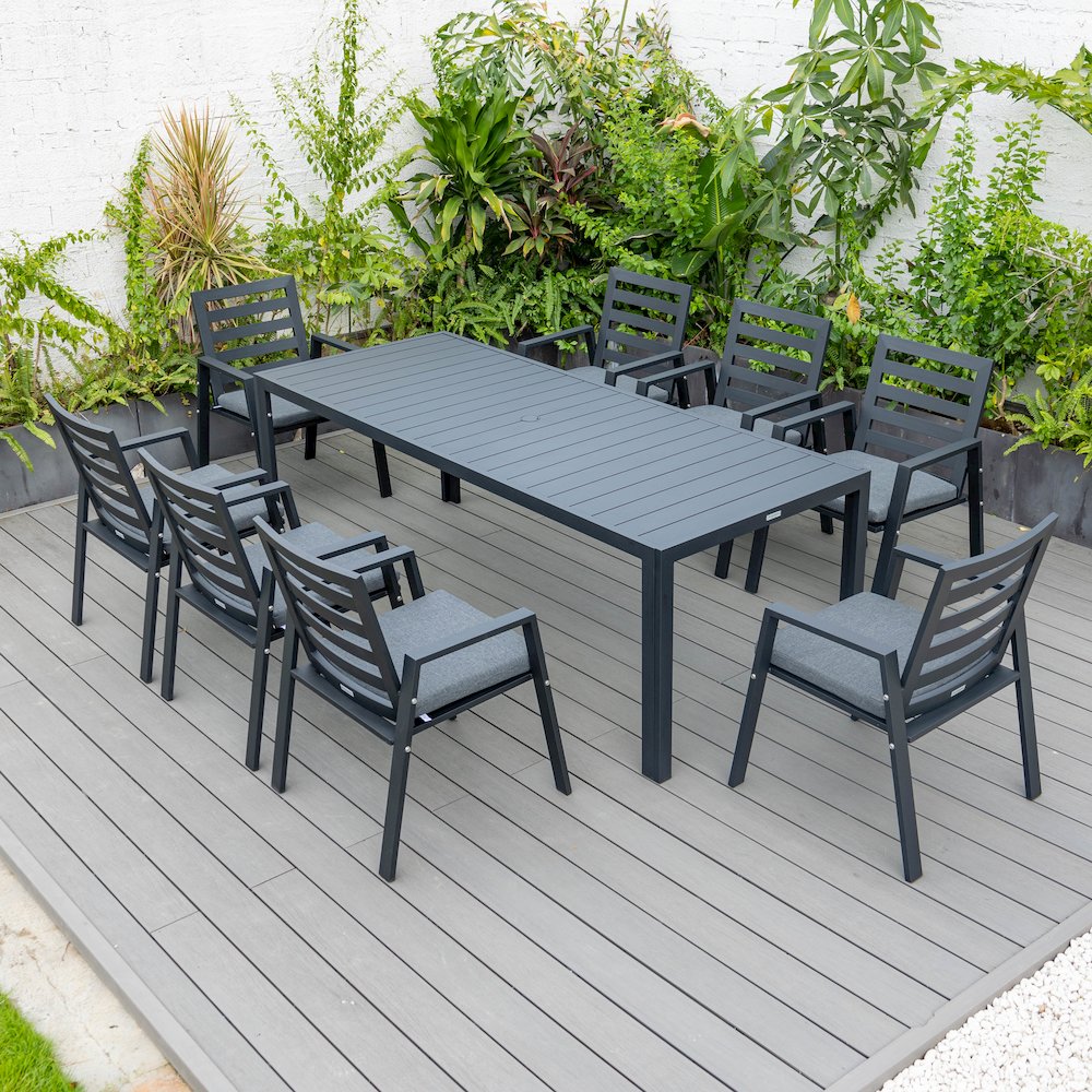 Chelsea Modern Patio Dining Armchair Set of 2. Picture 160