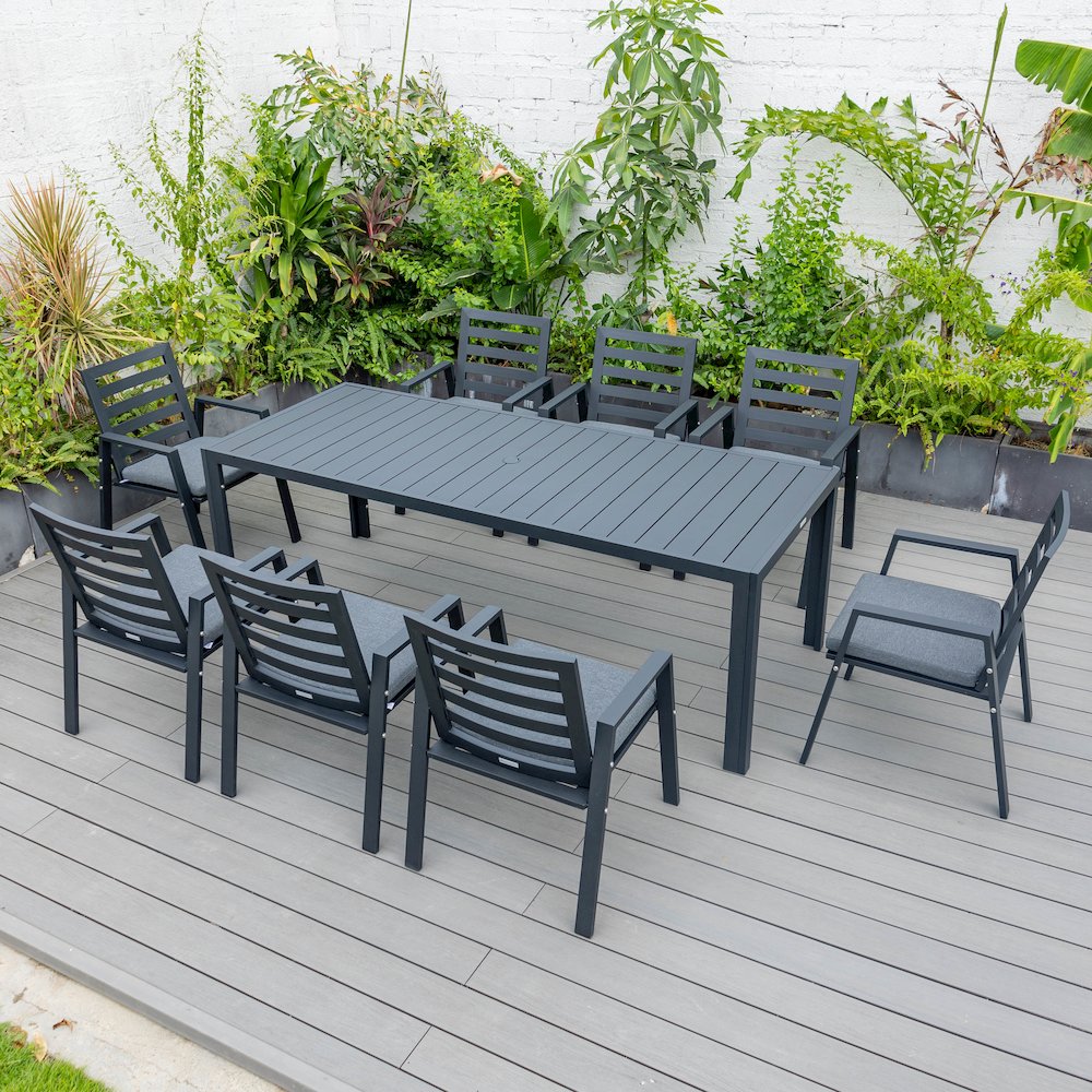 Chelsea Modern Patio Dining Armchair Set of 2. Picture 161