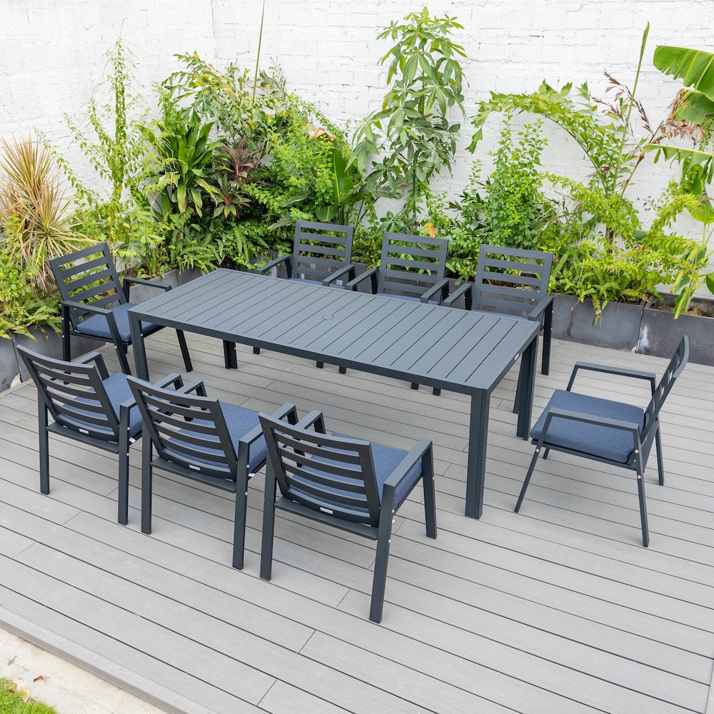 Chelsea Modern Patio Dining Armchair Set of 2. Picture 171