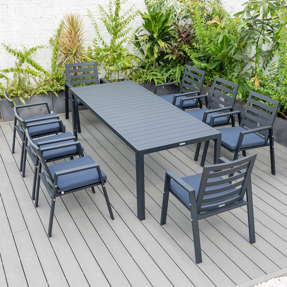 Chelsea Modern Patio Dining Armchair Set of 2. Picture 173