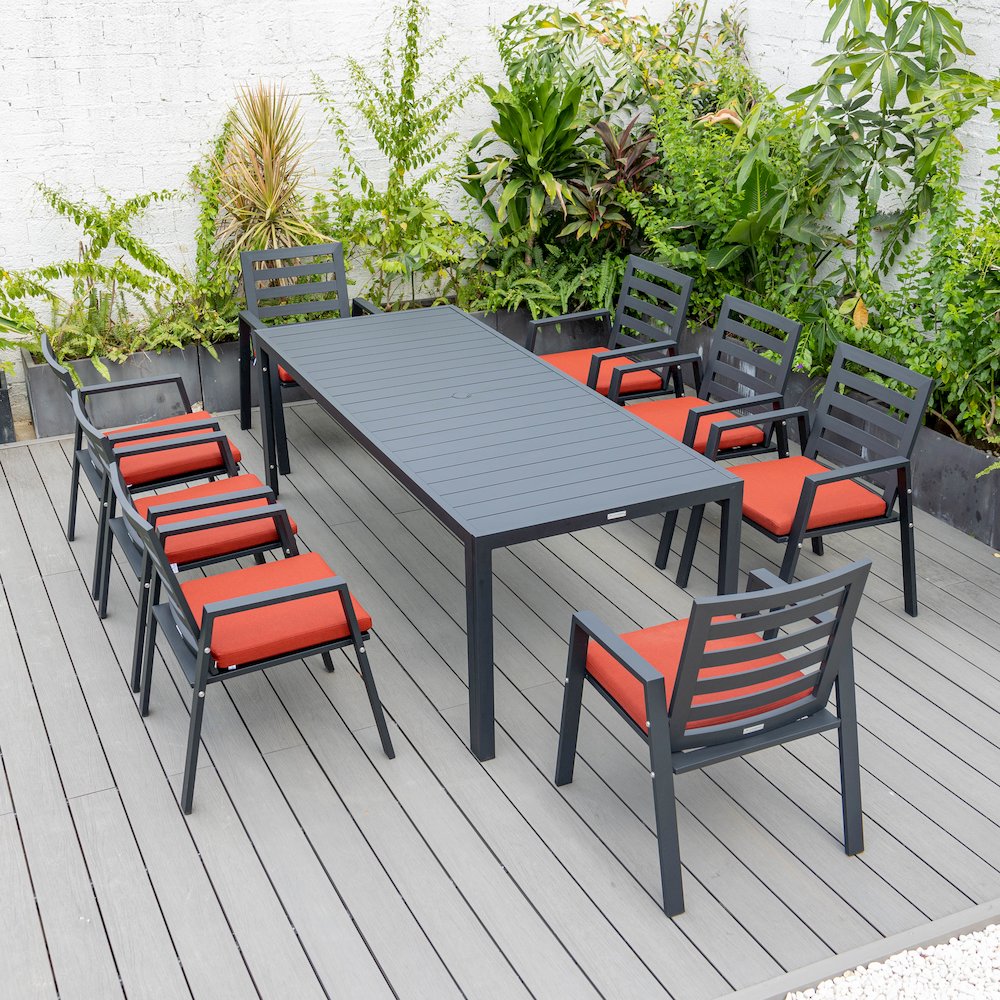 Chelsea Modern Patio Dining Armchair Set of 2. Picture 177