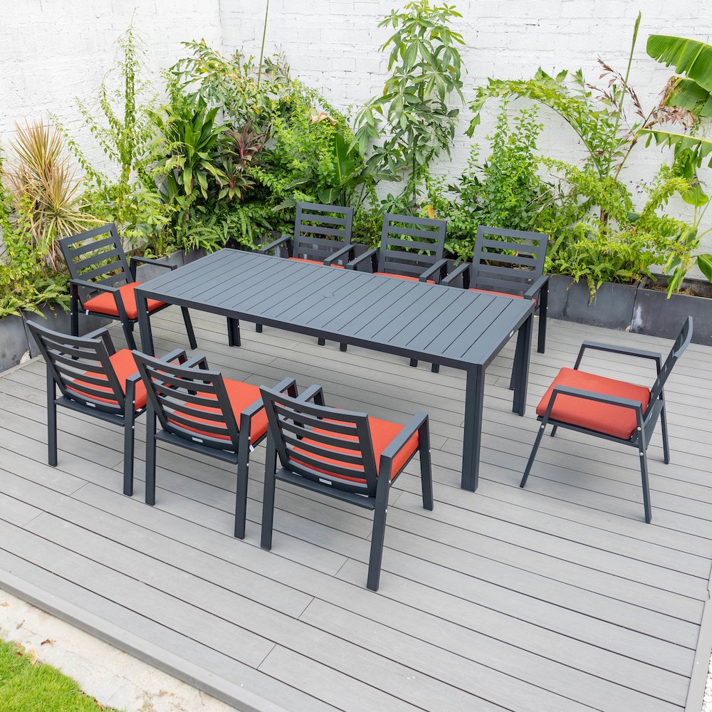Chelsea Modern Patio Dining Armchair Set of 2. Picture 179