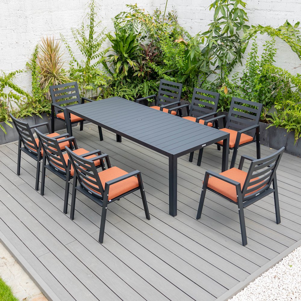Chelsea Modern Patio Dining Armchair Set of 2. Picture 166