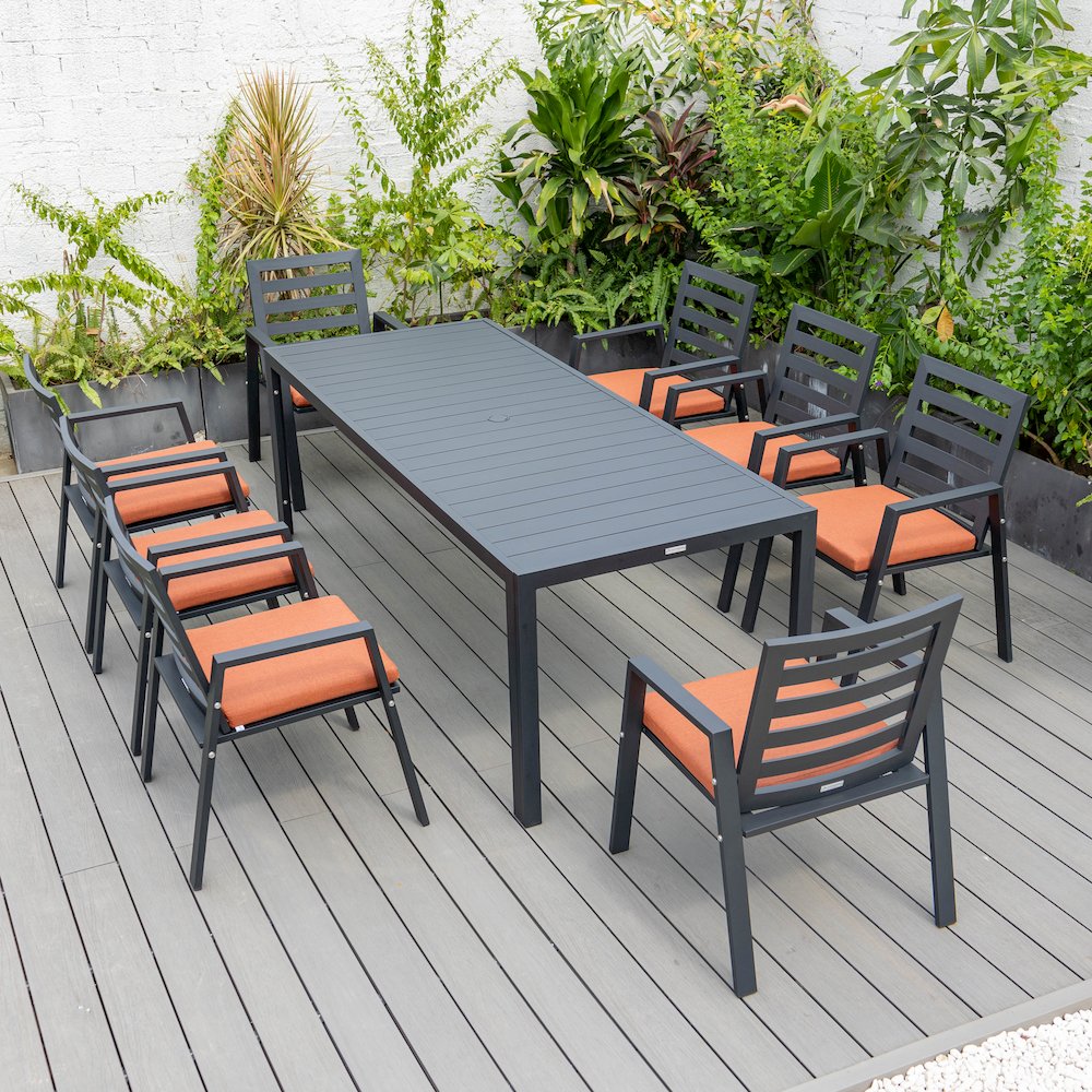 Chelsea Modern Patio Dining Armchair Set of 2. Picture 167