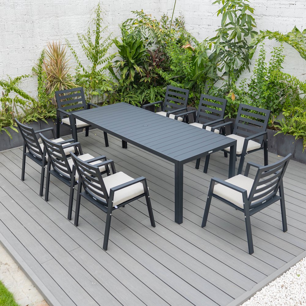 Chelsea Modern Patio Dining Armchair Set of 2. Picture 154